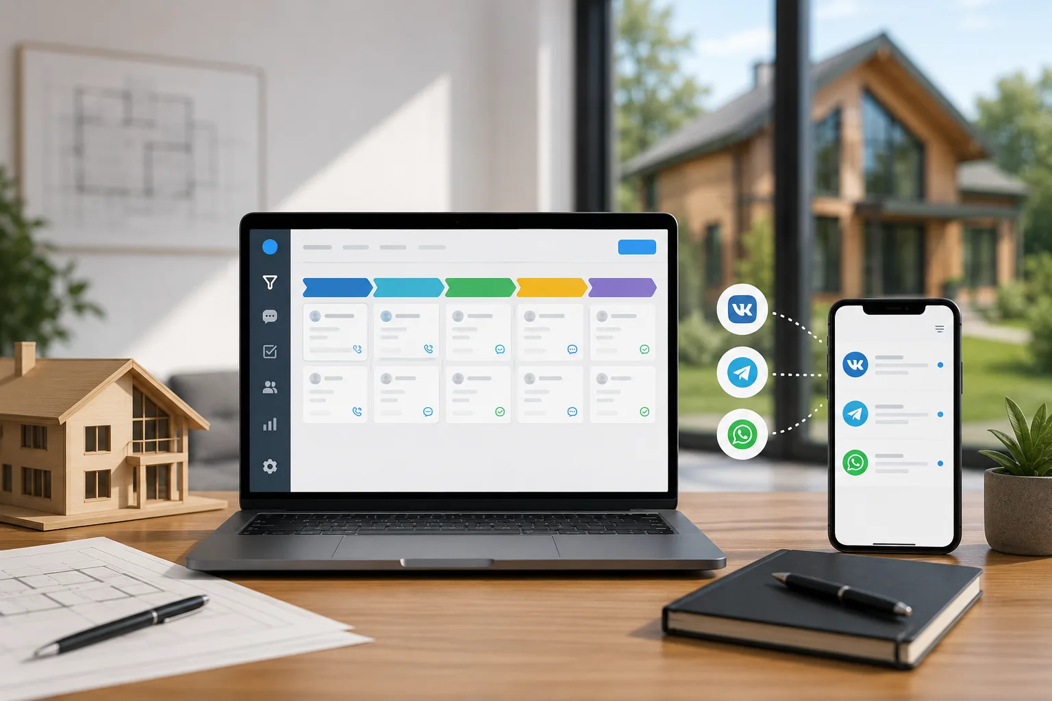 CRM Битрикс24 для строительной компании «Вековина»